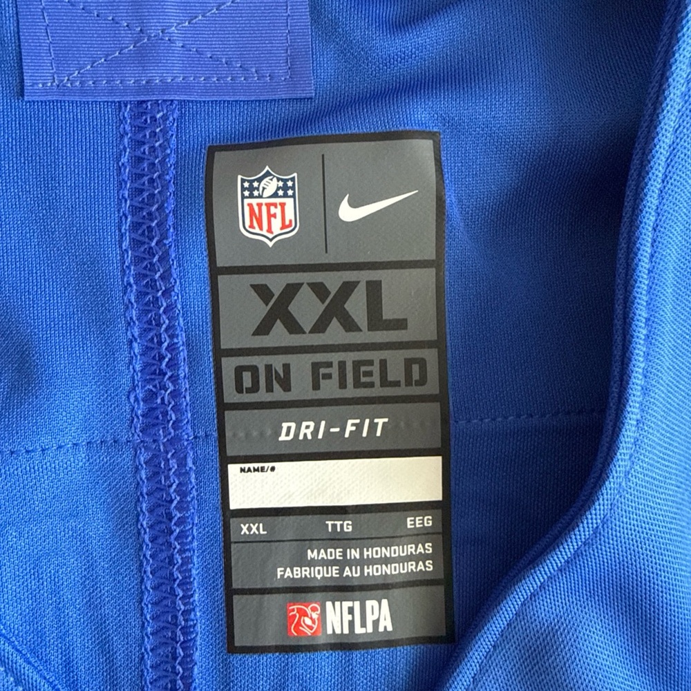 NFL Blue and Yellow Rams Jersey - Picture 4 of 7